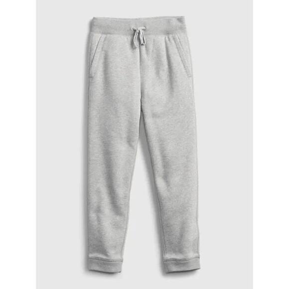 NWT Lot of 2 Gap Kids Sherpa Lined Joggers | Gray | SZ 6-7 - Picture 1 of 8
